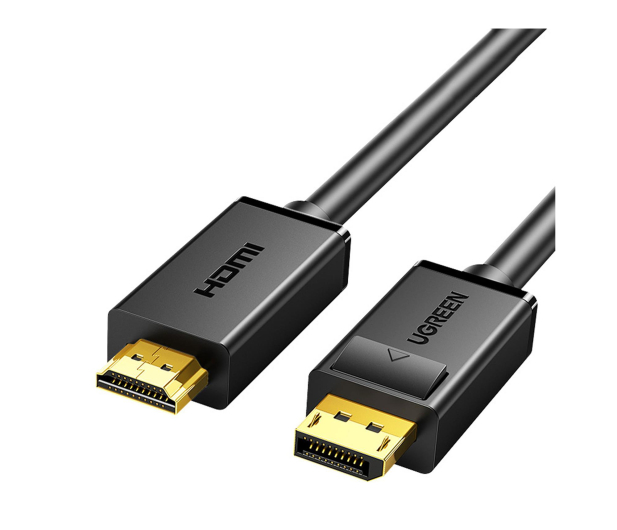 UGREEN Kabel DisplayPort - HDMI DP101 FullHD 1m czarny - 1489033 - zdjęcie